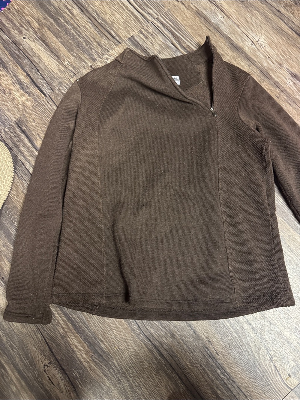 Columbia Brown Half-Zip Women's Sweater